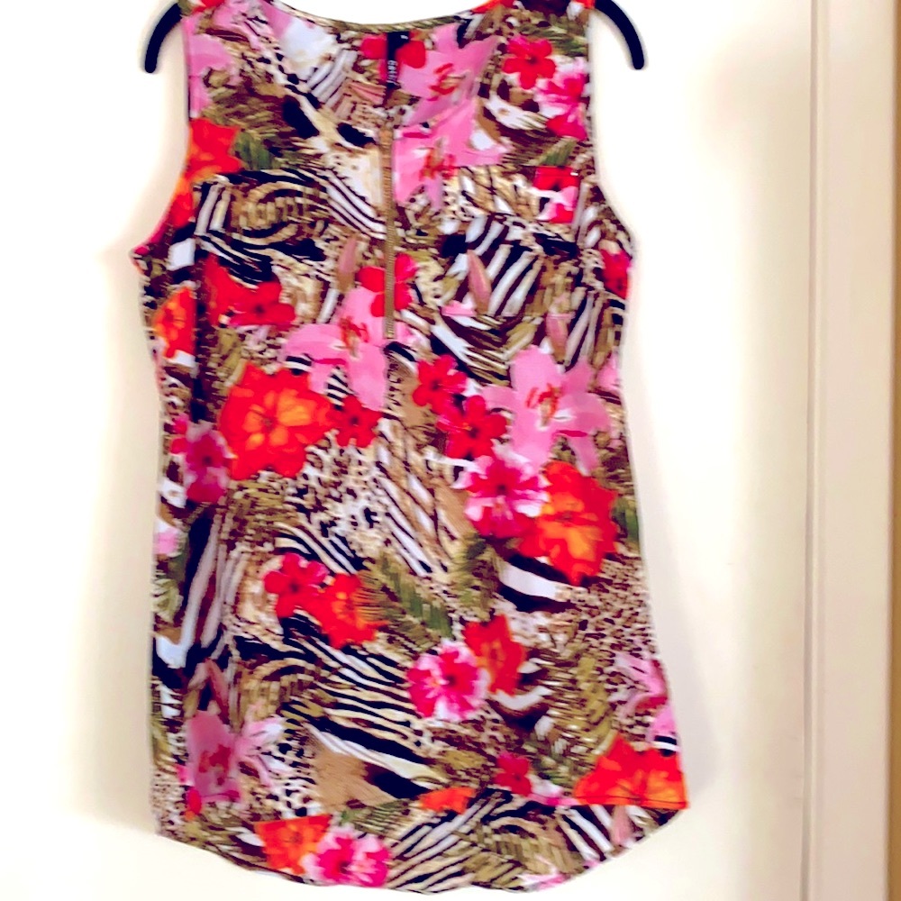 Tropical Colored ‘Cathy’ Top Size S